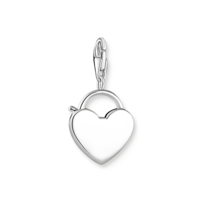 0009 001 12 a1 Thomas Sabo - Hjerte med lås, charm/anheng i sølv - Symbols of Love