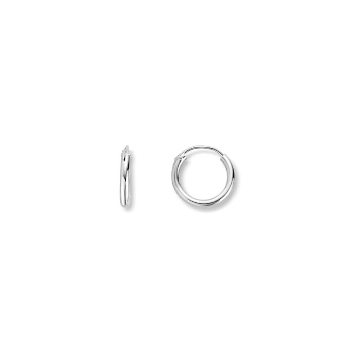01 100 015 99 120 Silver by Frisenberg - Små øreringer i sølv - 12 mm/1,5 mm