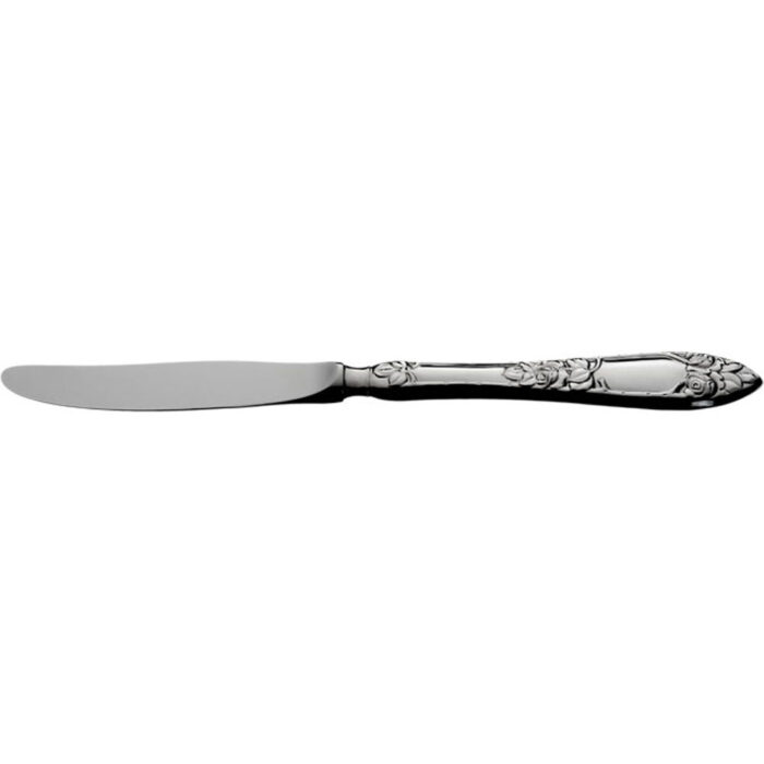 022104 Stor spisekniv langt skaft 21,9cm sølv
