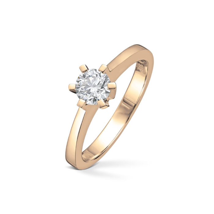 070 TW SI GU 39500 ring 1 Diamonds by Frisenberg - Enstensring 0,70 ct TW/SI diamant