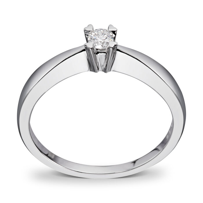 Diamonds by Frisenberg - Enstensring med hjerteklør - 0,10 ct TW/SI