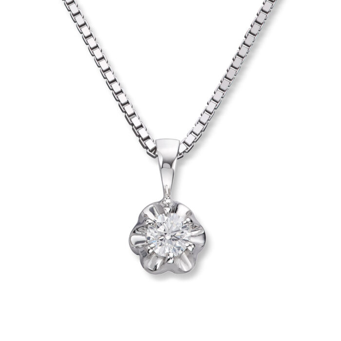 1 x 025 TW SI 8490 R1 Diamonds by Frisenberg - Enstensanheng 0,25 ct TW/SI diamant