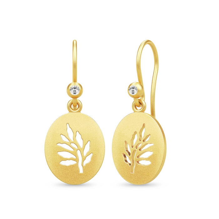 Julie Sandlau - Tree of Life Signet Earrings - Ørepynt