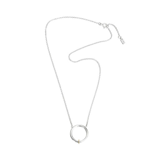 Efva Attling - 101 Necklace - Halssmykke i sølv og gult gull