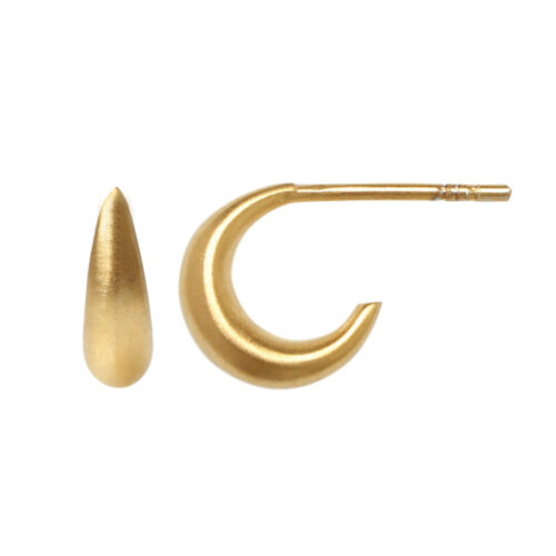 Stine A Jewelry - Petit Croissant Creol Earring Gold