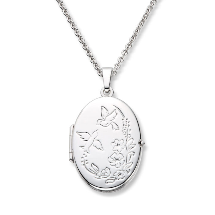 11686 1260 Silver by Frisenberg - Medaljong smykke i sølv