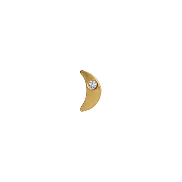 Stine A Jewelry - Tout Petit Bella Moon Earring Gold