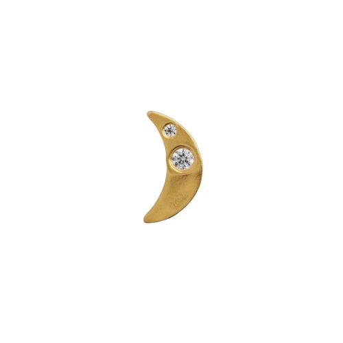 Stine A Jewelry -  Petit Bella Moon Earring - Ørepynt