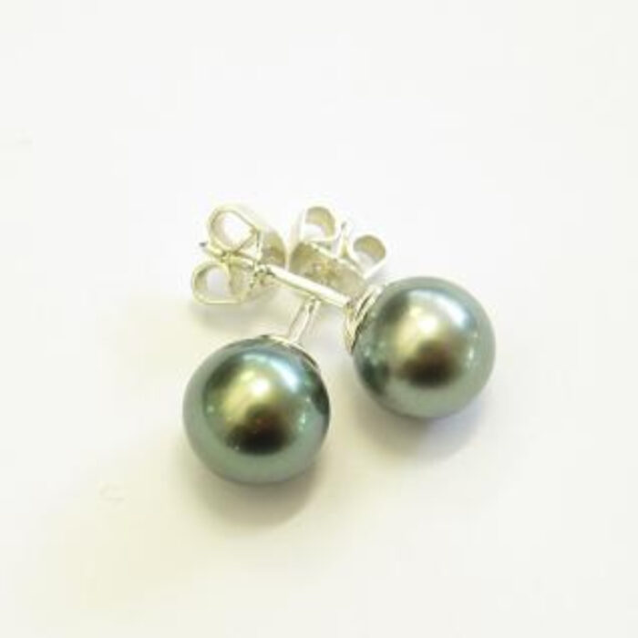 15118 2 020 81031 1000 0001 Gellner-sølv-øredobber-med Tahitiperle 11-12 mm. Sjelden store perler