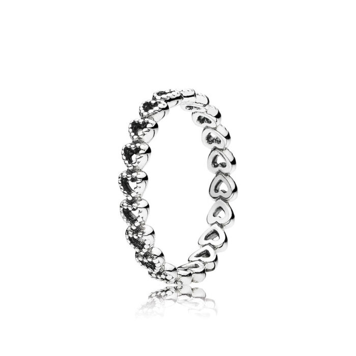 190980 cmyk Pandora- Linked Love- ring- sølv Pandora- Linked Love- ring- sølv