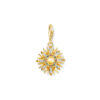 Thomas Sabo - Charm/anheng i forgyldt sølv, sol - Holiday