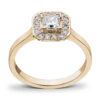 Diamonds By Frisenberg - Gult gull 14K ring- Håndlaget på eget verksted på Lillehammer - Bilde 2