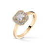 Diamonds By Frisenberg - Gult gull 14K ring- Håndlaget på eget verksted på Lillehammer
