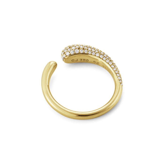 20000021 MERCY MINi Georg Jensen - Mercy ring i 18k gult gull med diamanter