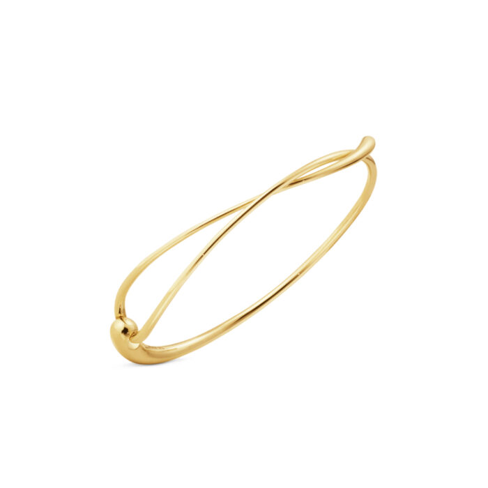 Georg Jensen - Mercy Bangle 18k gult gull - Medium