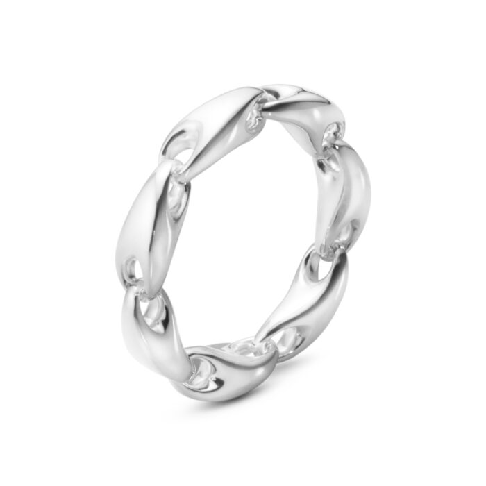 20001090 REFLECT RING 652 SILVER Georg Jensen - Reflect small chain ring i sølv