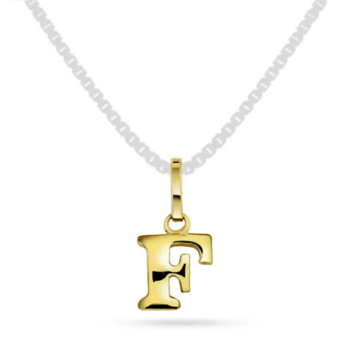 Pan Jewelry - Bokstavanheng i gult gull NB: kun anheng