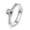 NC Christophersen - Fasettring i hvitt gull med diamant - 0,20 ct TW/SI