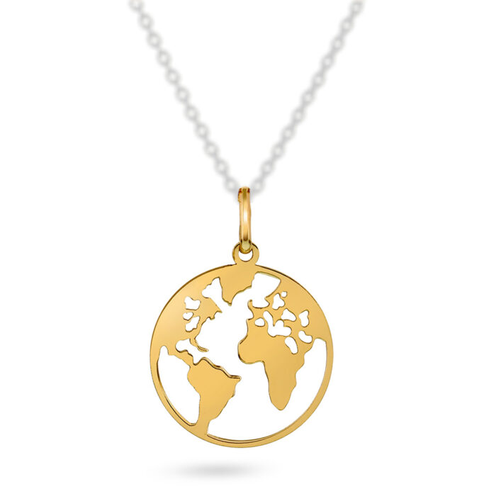 56610 Pan Jewelry - Anheng i gult gull - Verdenskart Pan Jewelry - Anheng i gult gull - Verdenskart