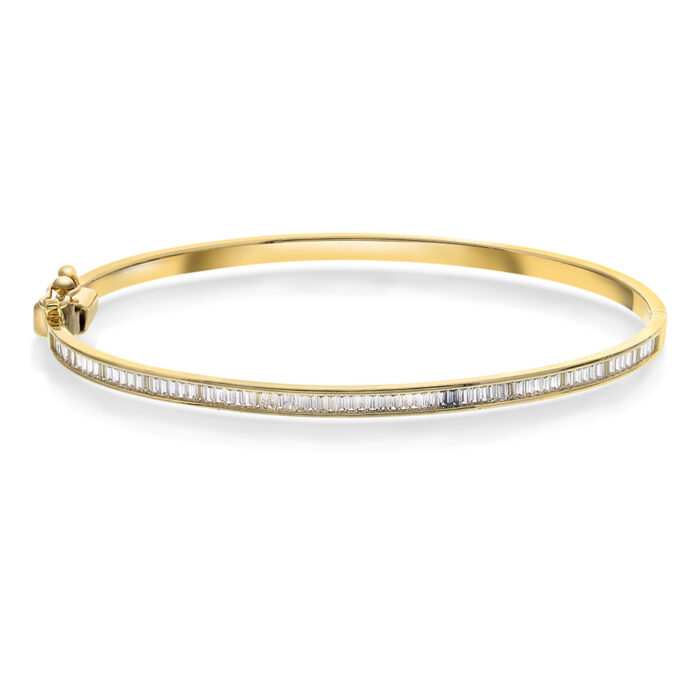 59642 PAN Jewelry - Armring i gult gull med zirkonia PAN Jewelry - Armring i gult gull med zirkonia