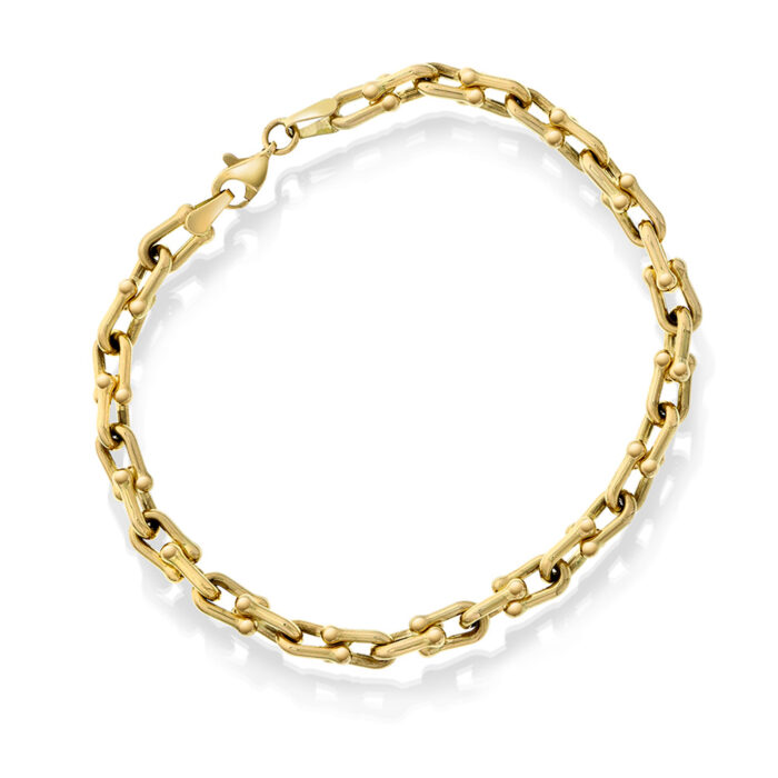 59808 NC Christophersen - Armbånd i gult gull, 19 cm