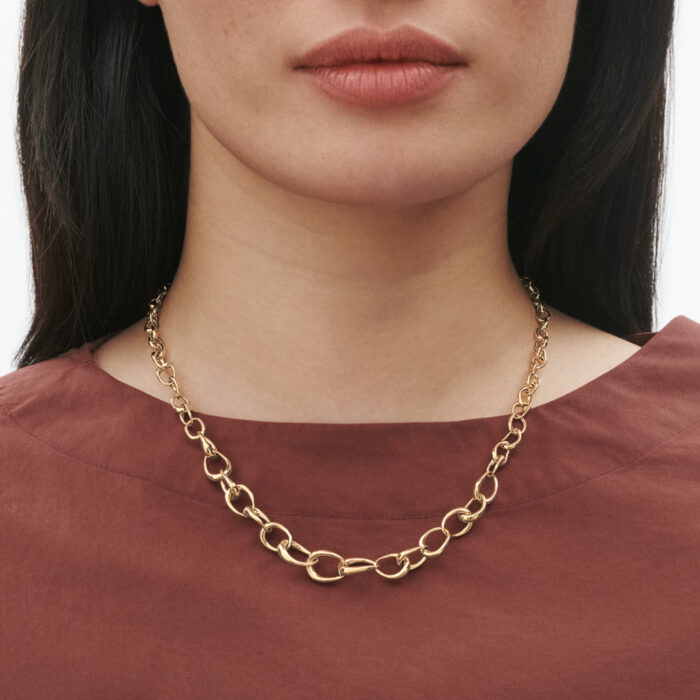 Georg Jensen - OFFSPRING halssmykke med graderte ledd - Bilde 5