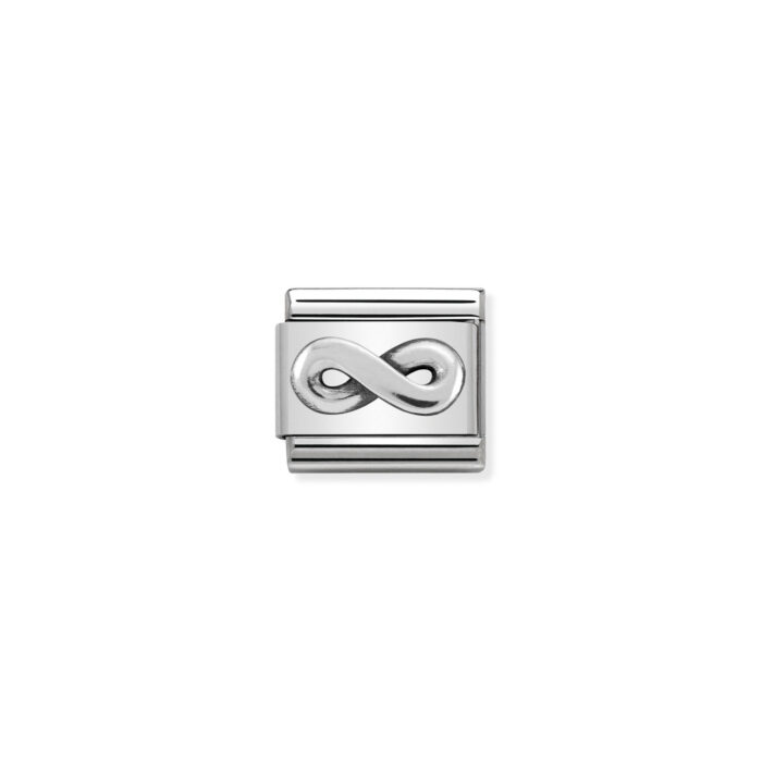 Nomination - Composable Classic OXIDIZED SYMBOLS in st.steel and 925 sterling silver Infinity