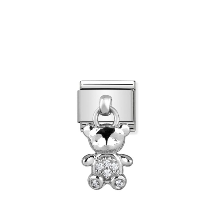 Nomination - Composable Classic CHARMS stainless steel and 925 sterling silver (23_Teddy Bear)