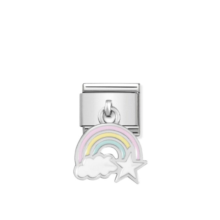 Nomination - Composable Classic CHARMS steel, 925 sterling silver and enamel (17_Rainbow)