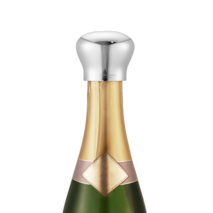 Georg Jensen - Sky Champagnestopper i rustfritt stål