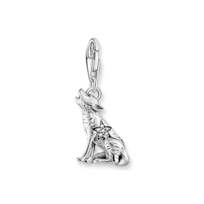 Thomas Sabo - Charm/anheng i sølv med ulv - Animals