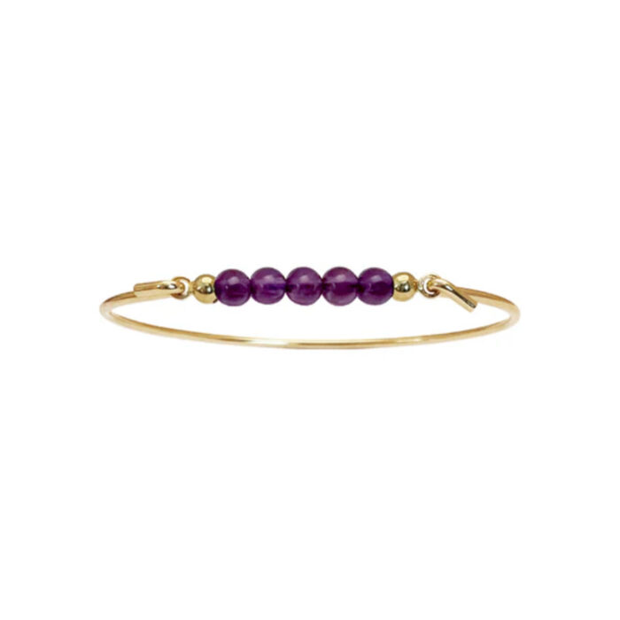 Heiring - Topp til armring og kjede, amethyst