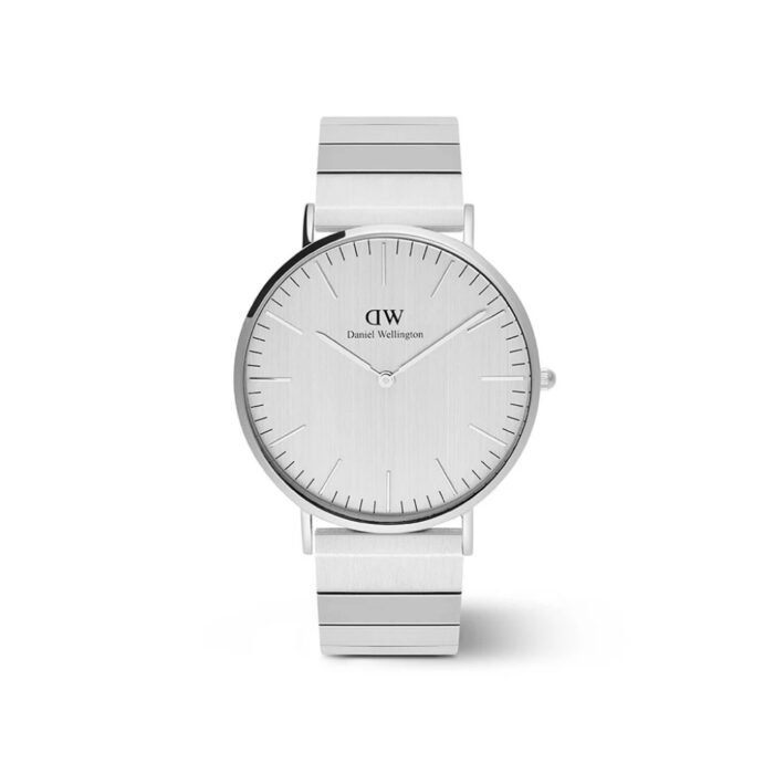 Daniel Wellington - Classic Piano Stål - Hvit 40 mm