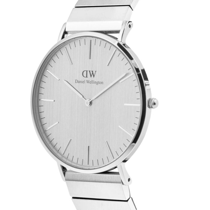 Daniel Wellington - Classic Piano Stål - Hvit 40 mm