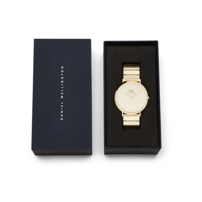 Daniel Wellington - Classic Piano Gullbelagt Stål - Champagne 40 mm