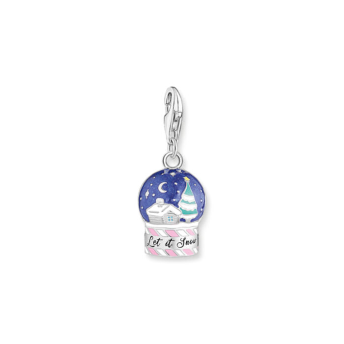 Thomas Sabo - Charm/anheng i sølv snøkule - Holiday