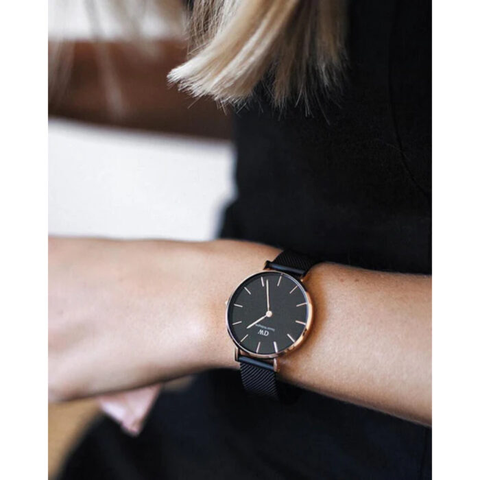 Daniel Wellington - Petite Ashfield Rose Black 32mm