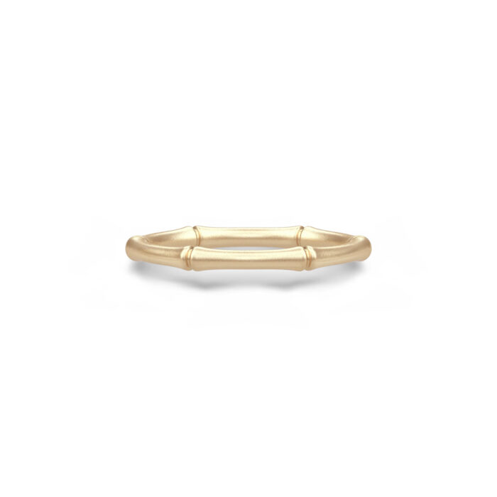 Julie Sandlau - Bamboo Small ring i 14k gult gull