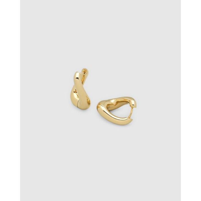 Tom Wood - Twist Hoops Gold