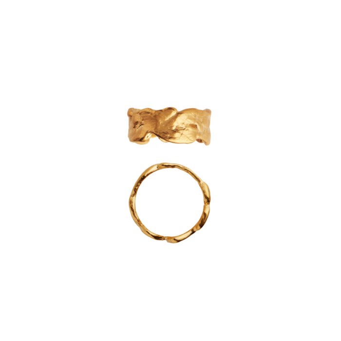 Stine A Jewelry - Golden Splash Lava Ring