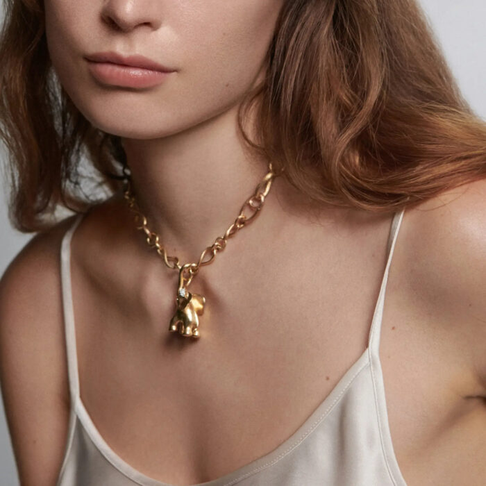 OLE LYNGGAARD COPENHAGEN – Love collier small lenke – 45 cm - Bilde 2