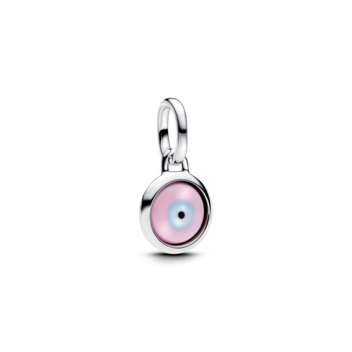 Pandora - Evil Eye sterling silver mini dangle with Murano glass