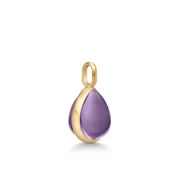 Julie Sandlau - Paloma anheng i 22k forgylt sølv - Amethyst