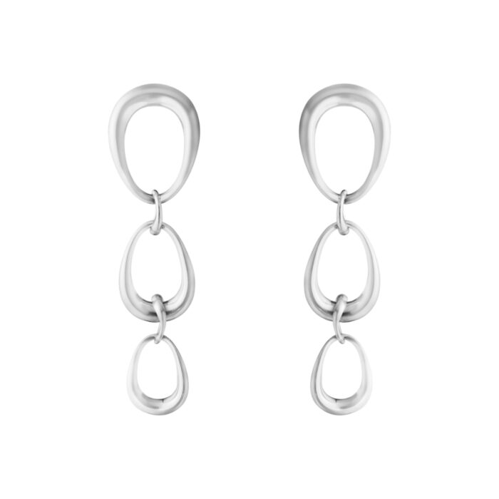 Georg Jensen - Offspring øreringer i sølv