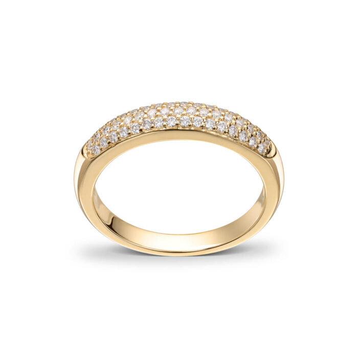 Diamonds by Frisenberg -Gult gull ring med diamanter ialt 0,30 ct - Bilde 2