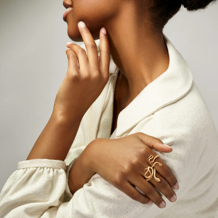 OLE LYNGGAARD COPENHAGEN  - Snakes Ring Mini - Bilde 3