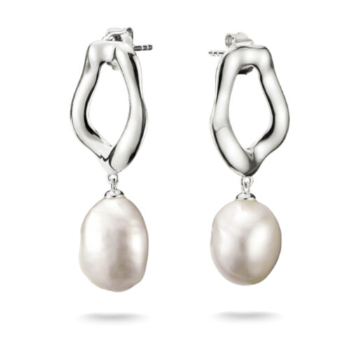 Thomas Sabo - Natural Beauty ørepynt i sølv med ferskvannsperle