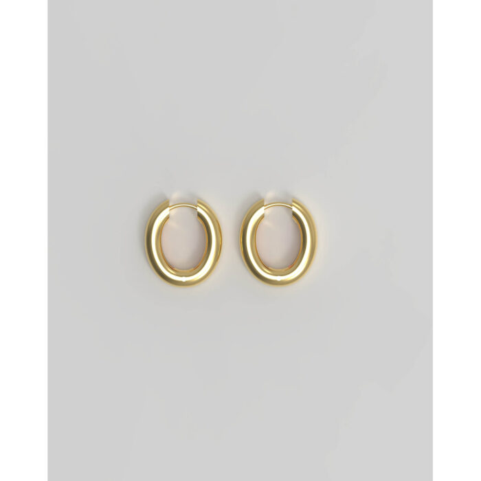 Josephine - Chunky Hoop M Plated