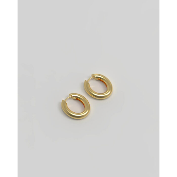 JOSEPHINE - Chunky Hoop M Plated - Bilde 2