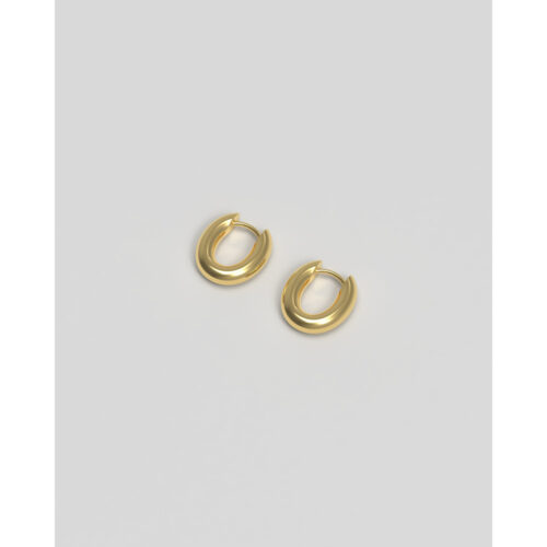Josephine - Chunky Hoop Tiny Plated